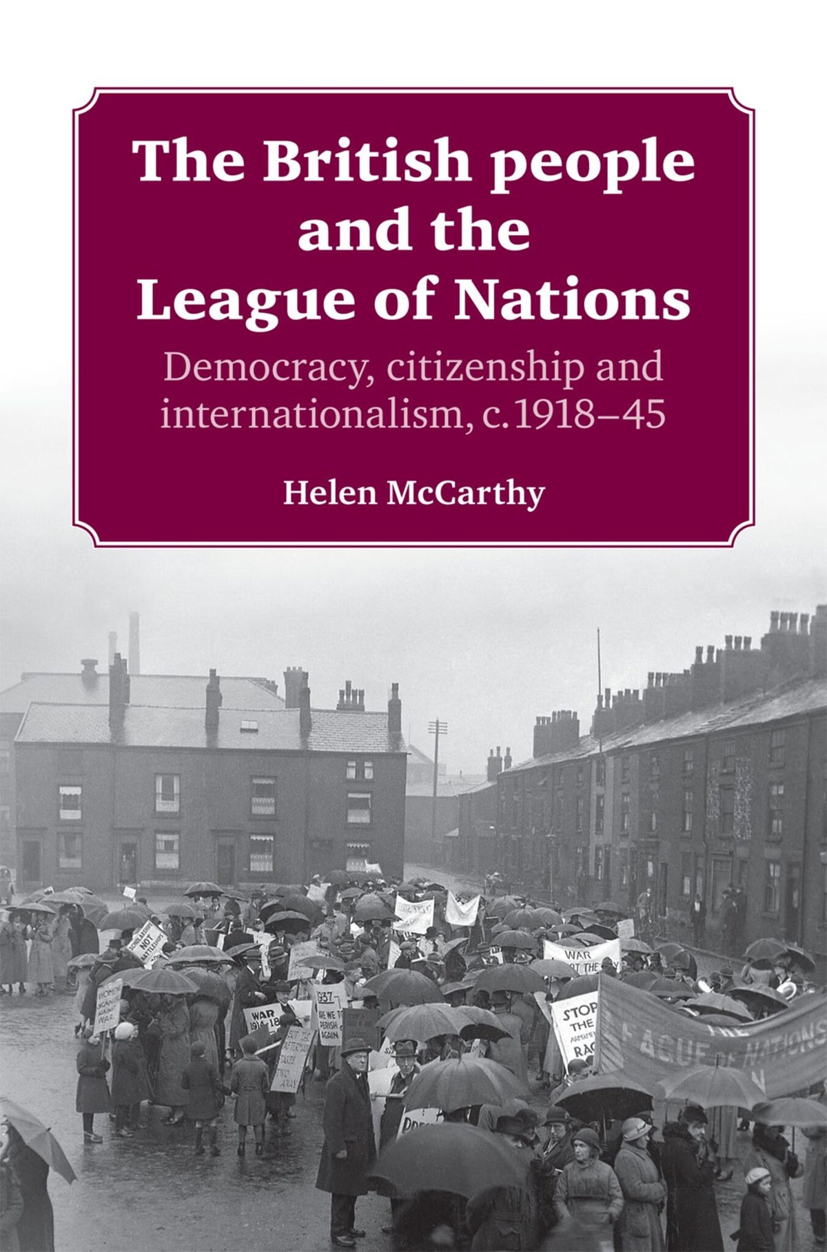 Cover image for The British people and the League of Nations ISBN 9781526106667
