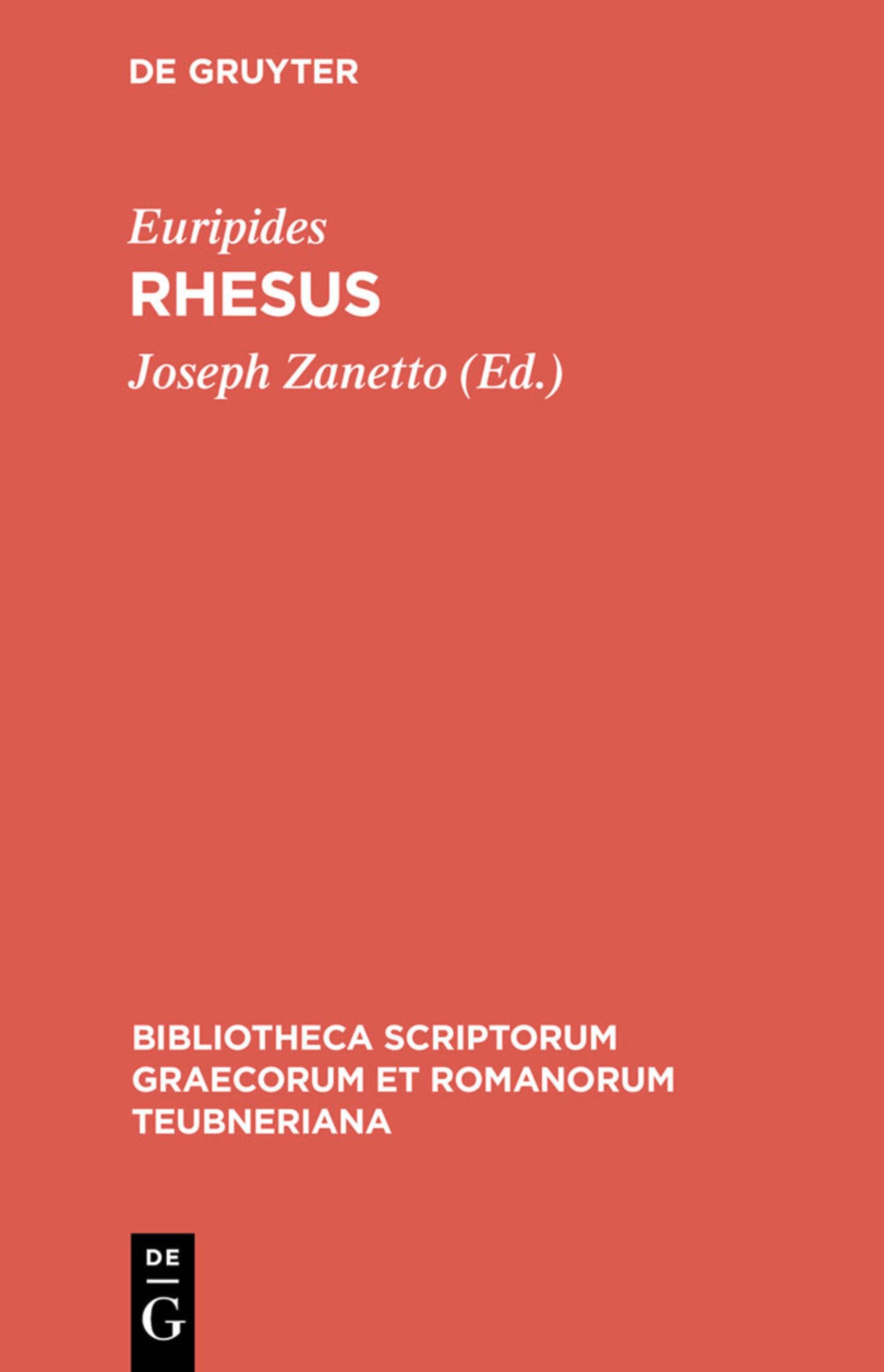 Cover image for Rhesus ISBN 9783598713378