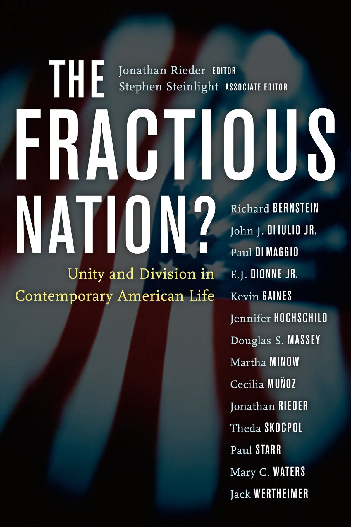 Cover image for The Fractious Nation? ISBN 9780520936911