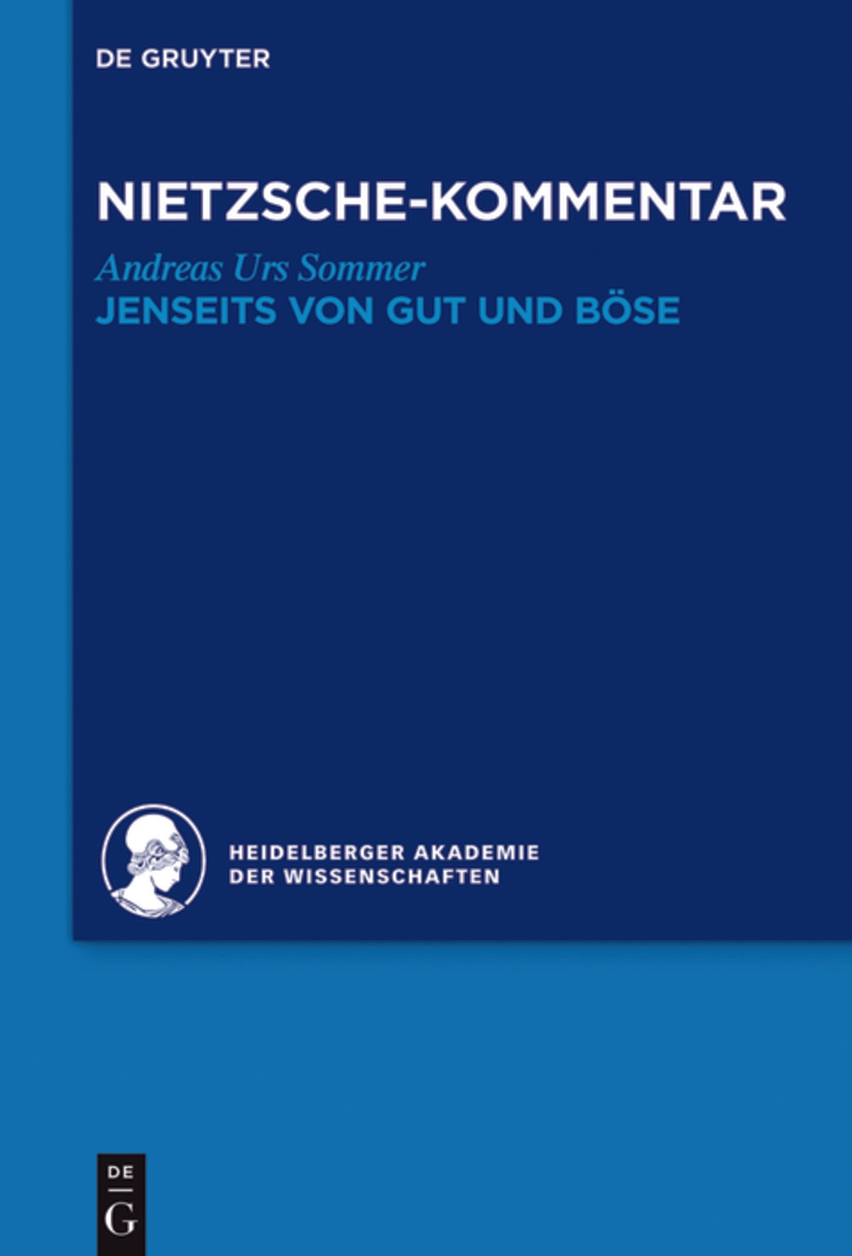 Cover image for Kommentar zu Nietzsches "Jenseits von Gut und Böse" ISBN 9783110293074