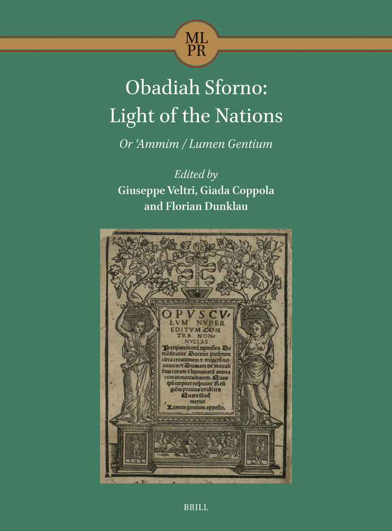 Cover image for Obadiah Sforno: Light of the Nations ISBN 9789004689718