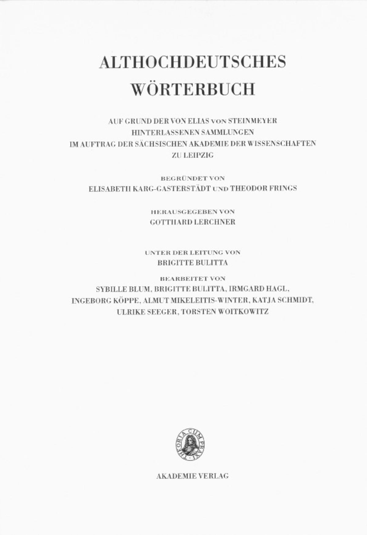 Cover image for Band VI: M–N, 3. Lieferung (mammunti bis manbizzo) ISBN 9783050050751