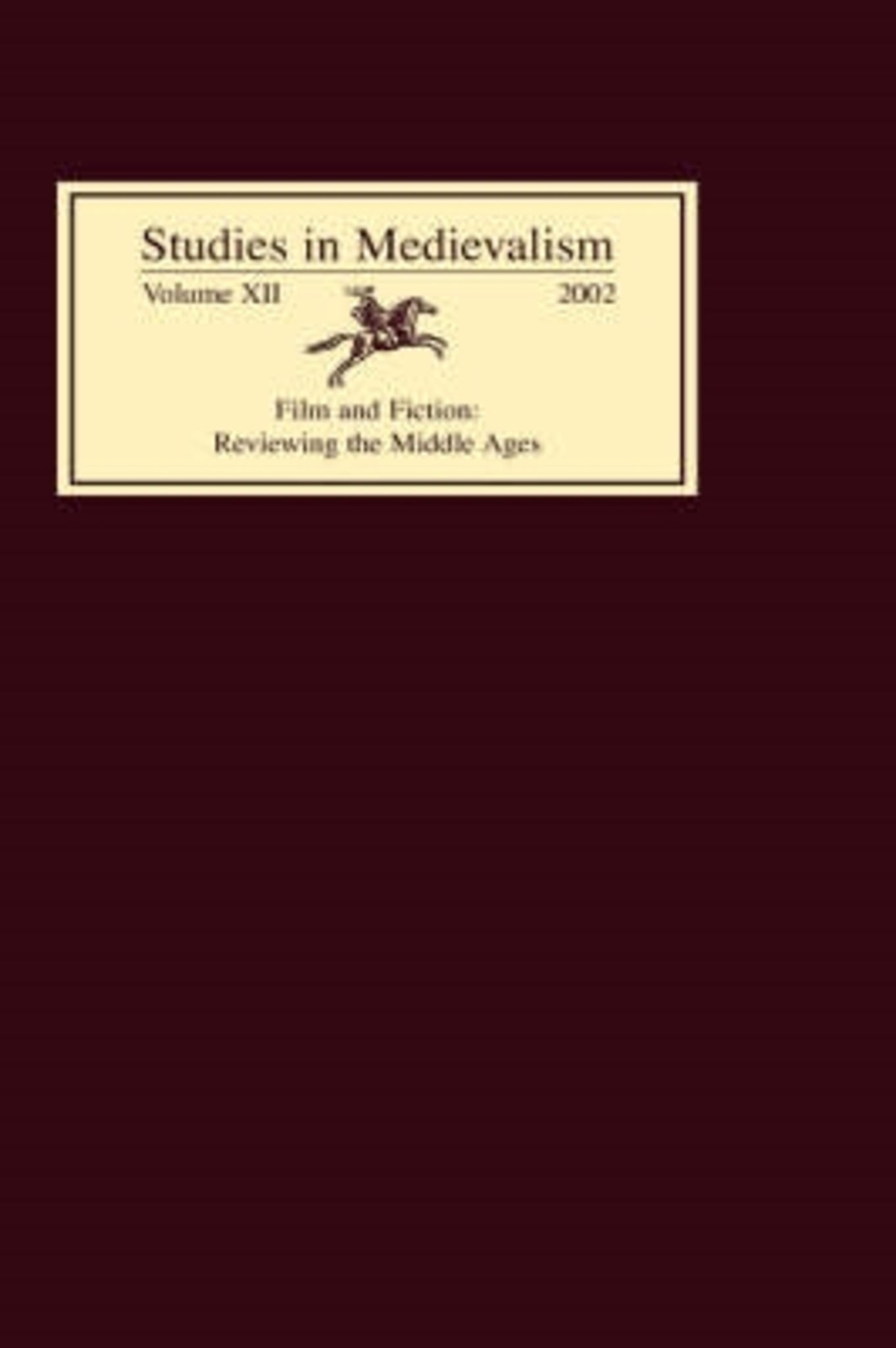 Cover image for Studies in Medievalism XII ISBN 9780859917728