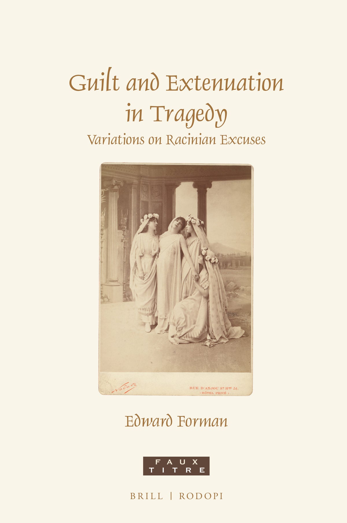 Cover image for Guilt and Extenuation in Tragedy ISBN 9789004442771