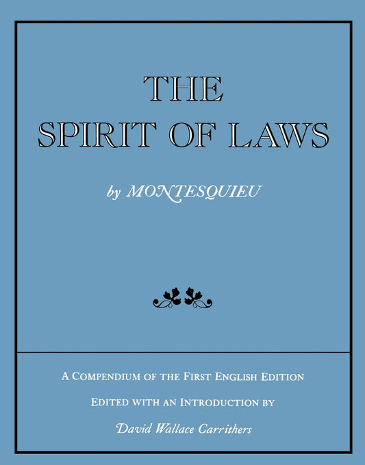 The Spirit of Laws