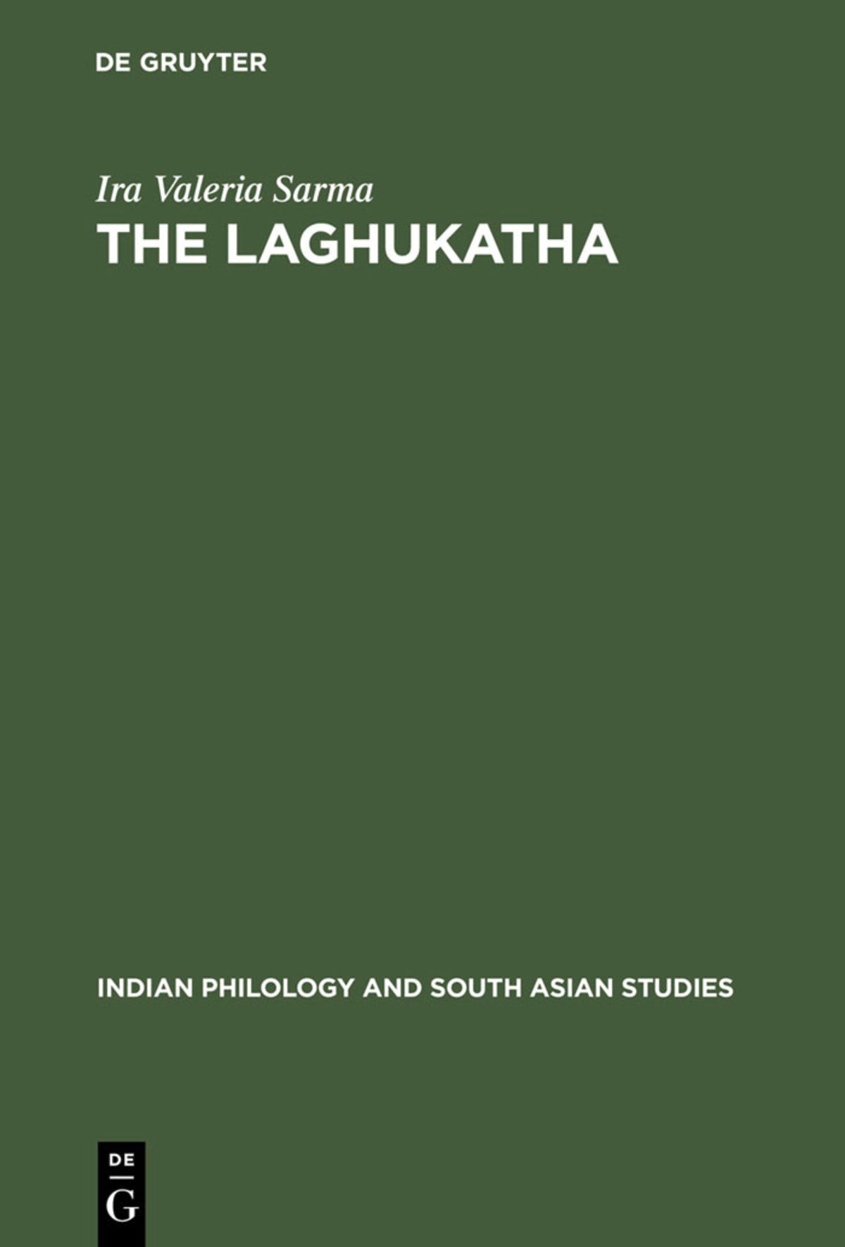 Cover image for The Laghukatha ISBN 9783110175936