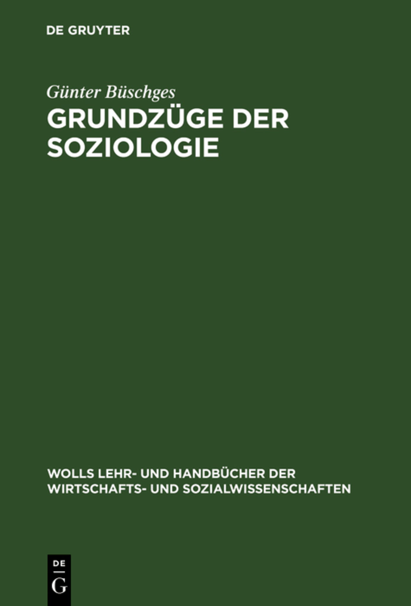 Grundzüge der Soziologie