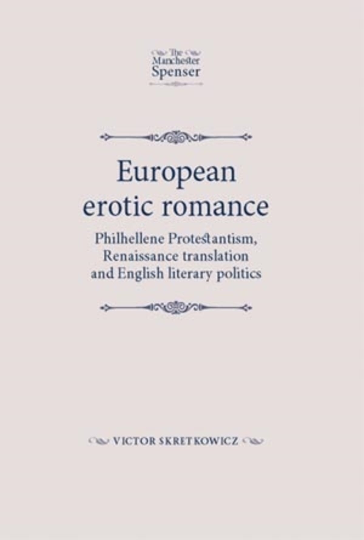 Cover image for European Erotic Romance ISBN 9780719079702