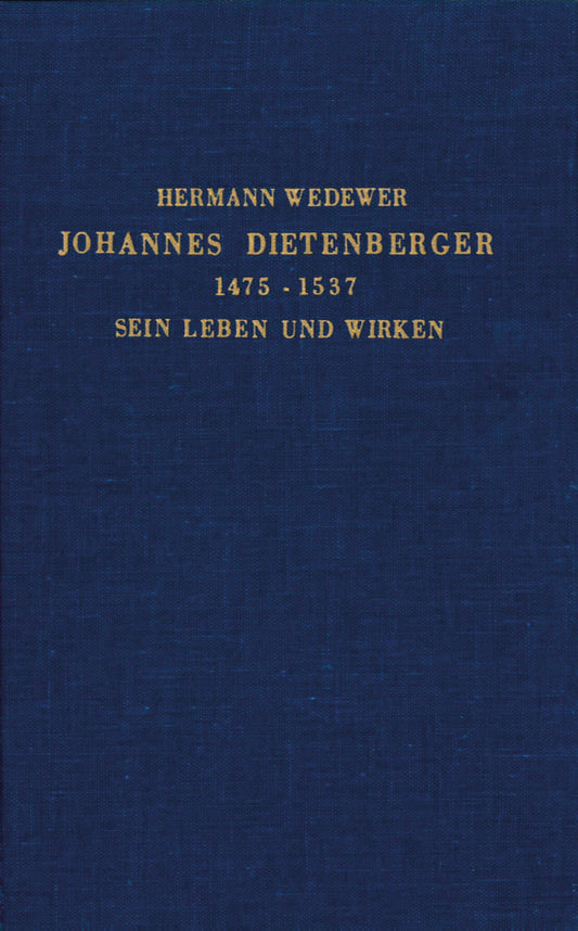 Johannes Dietenberger (1475-1537)
