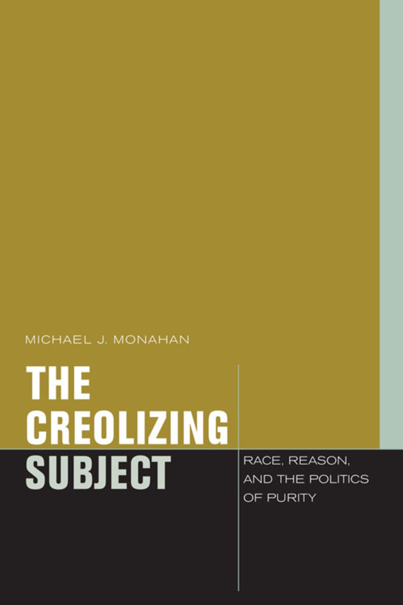 Cover image for The Creolizing Subject ISBN 9780823234509