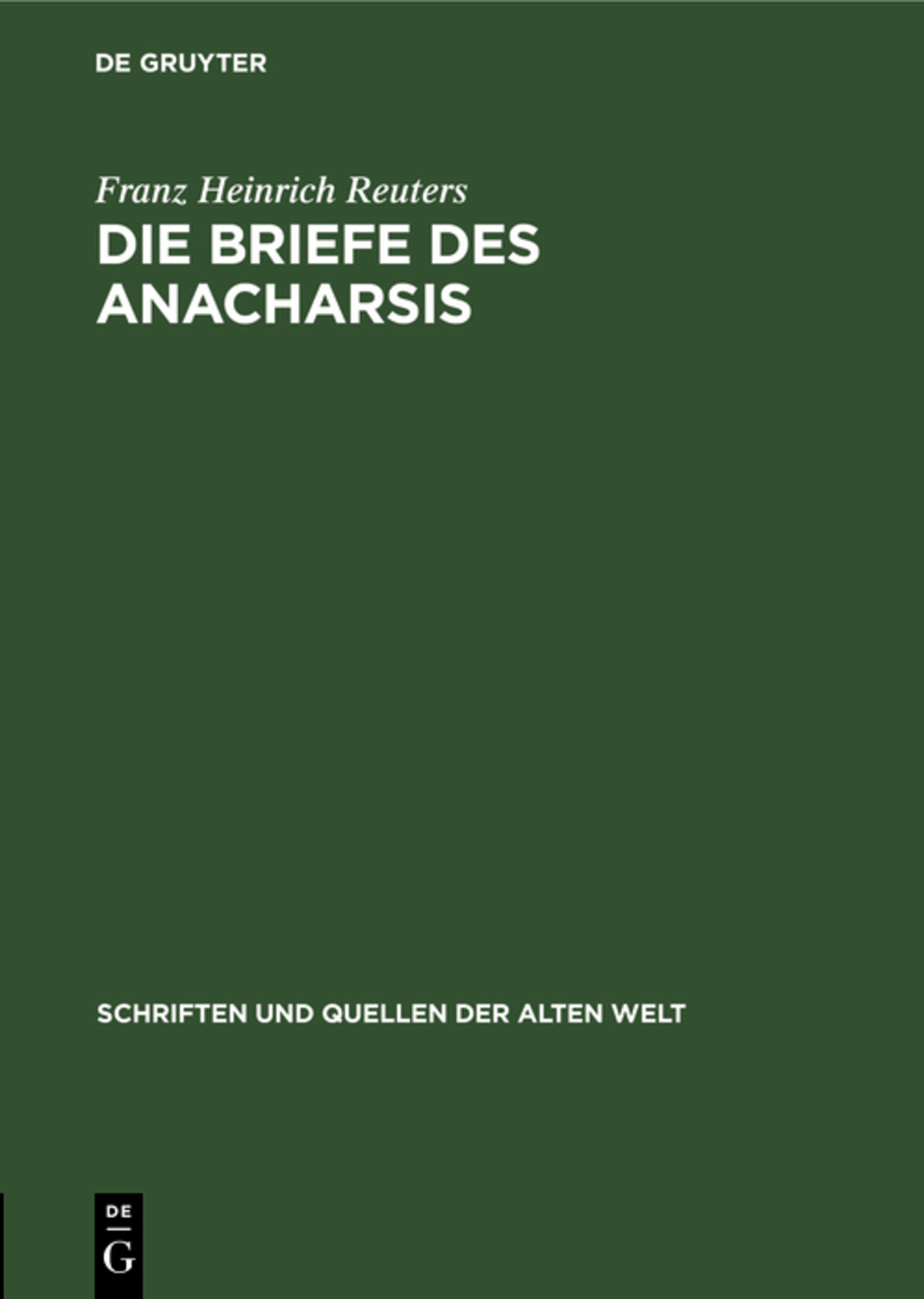 Die Briefe des Anacharsis