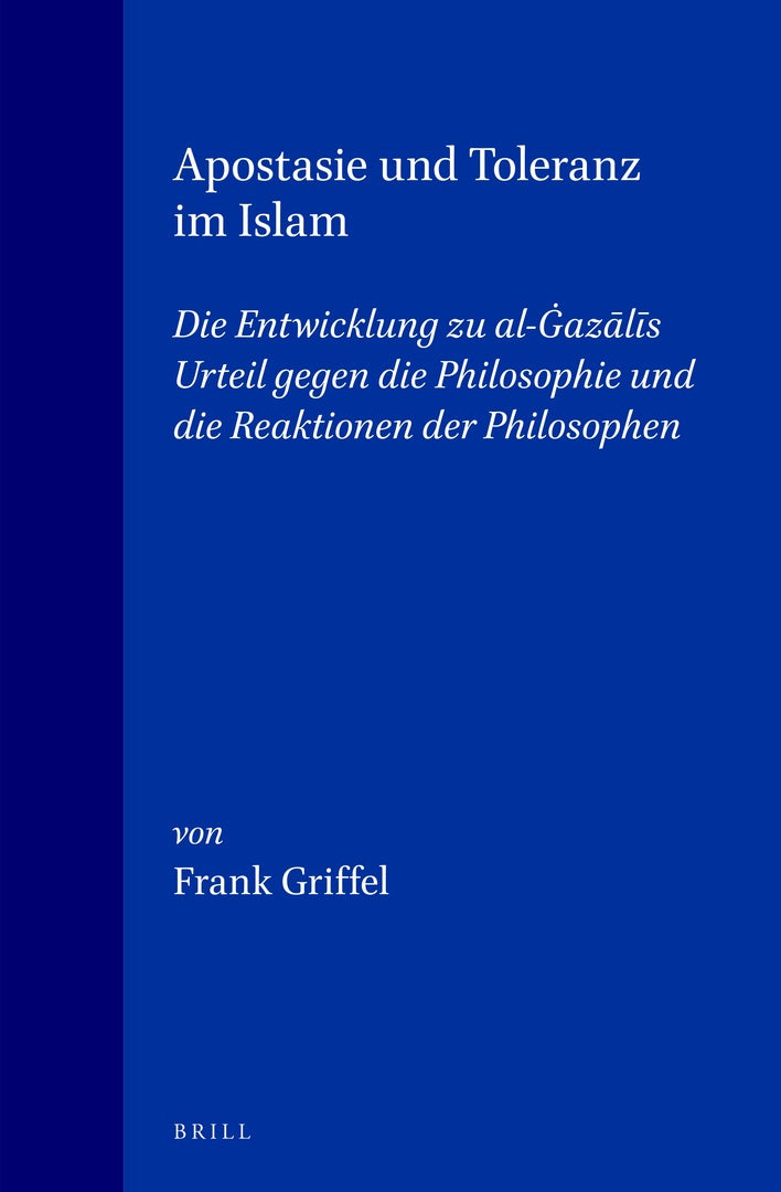 Cover image for Apostasie und Toleranz im Islam ISBN 9789004115668