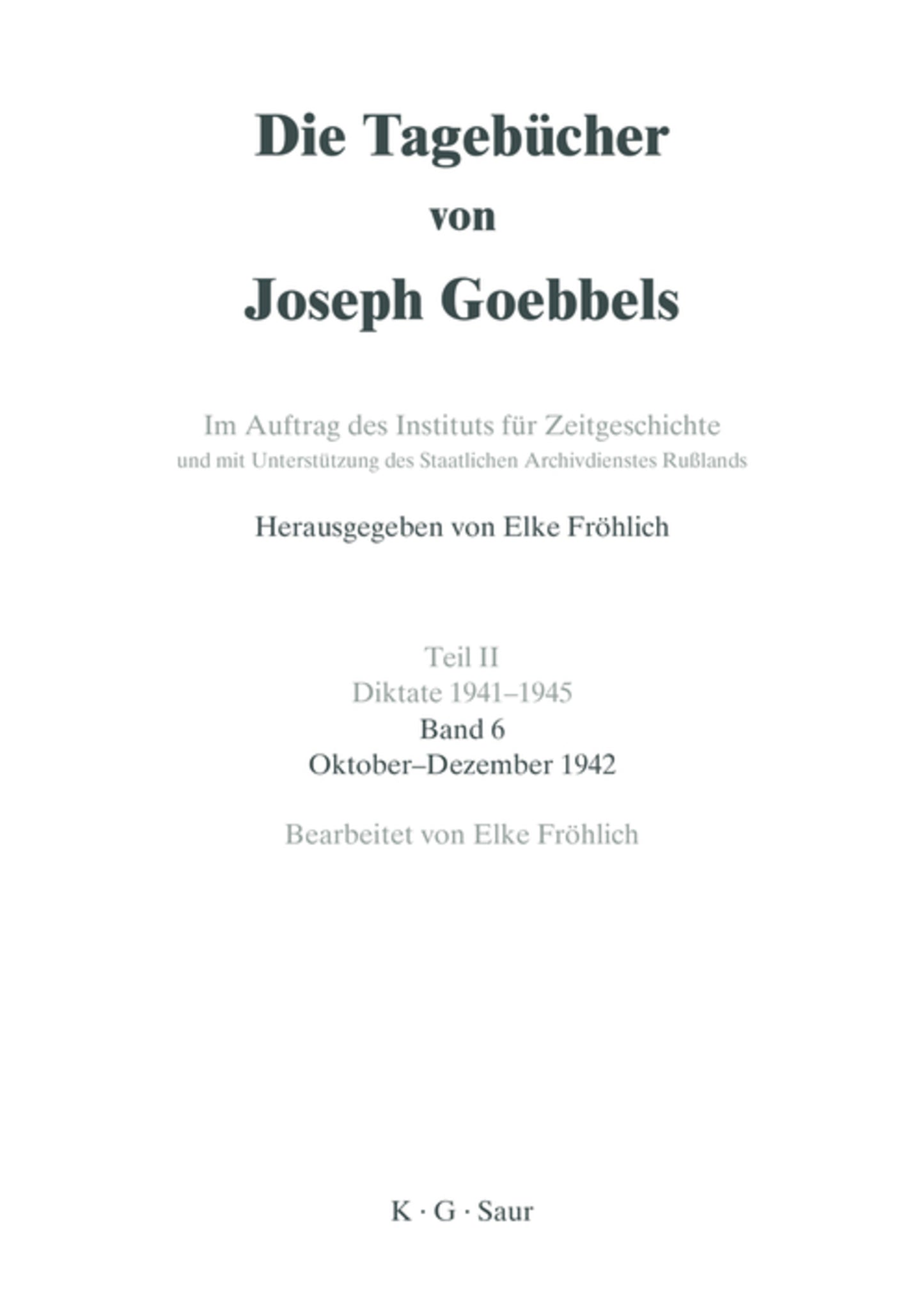 Oktober - Dezember 1942