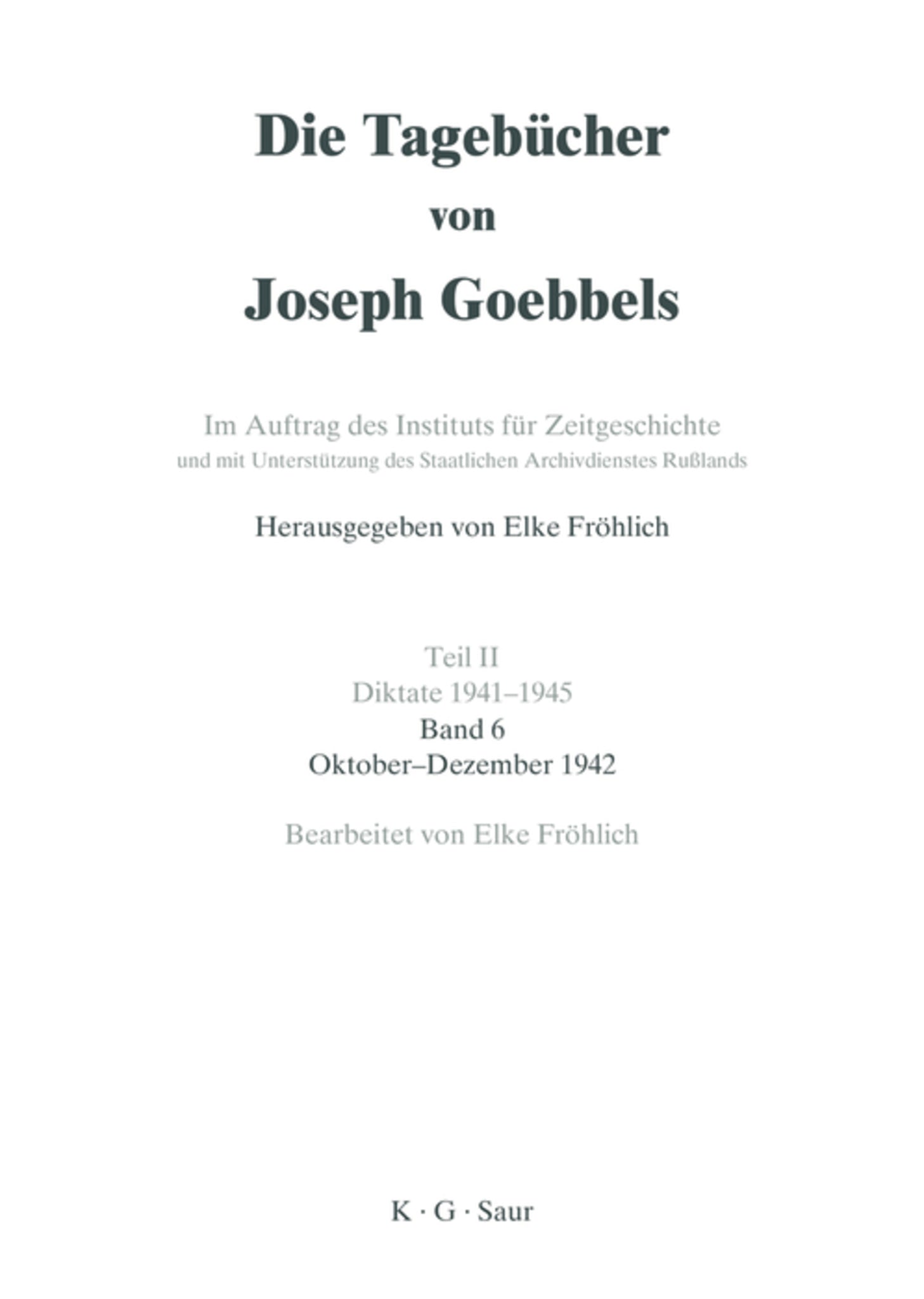Oktober - Dezember 1942