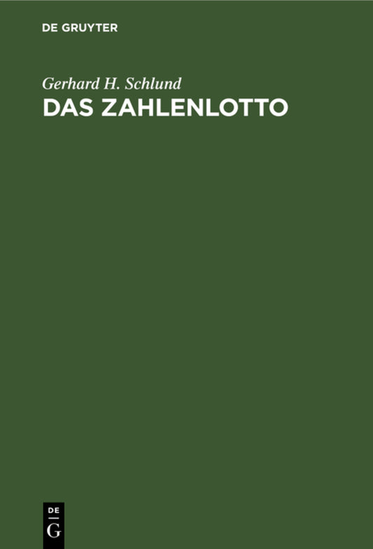 Das Zahlenlotto