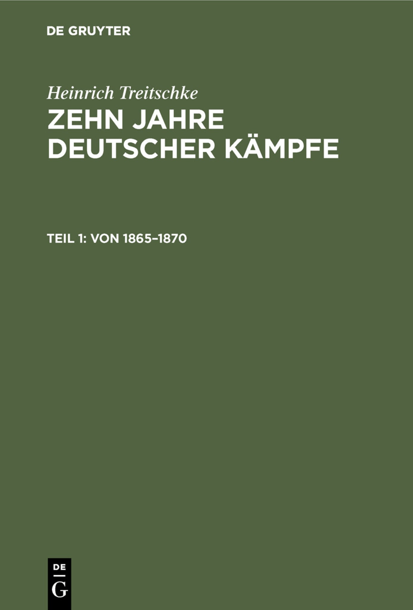 Von 1865–1870