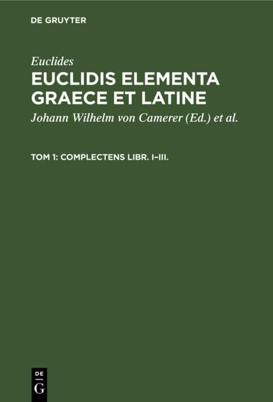 Complectens Libr. I–III.