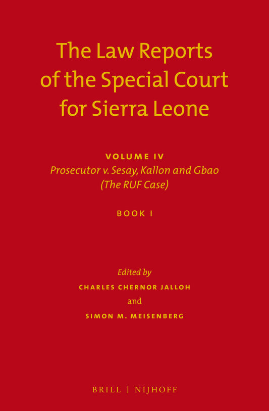 The Law Reports of the Special Court for Sierra Leone