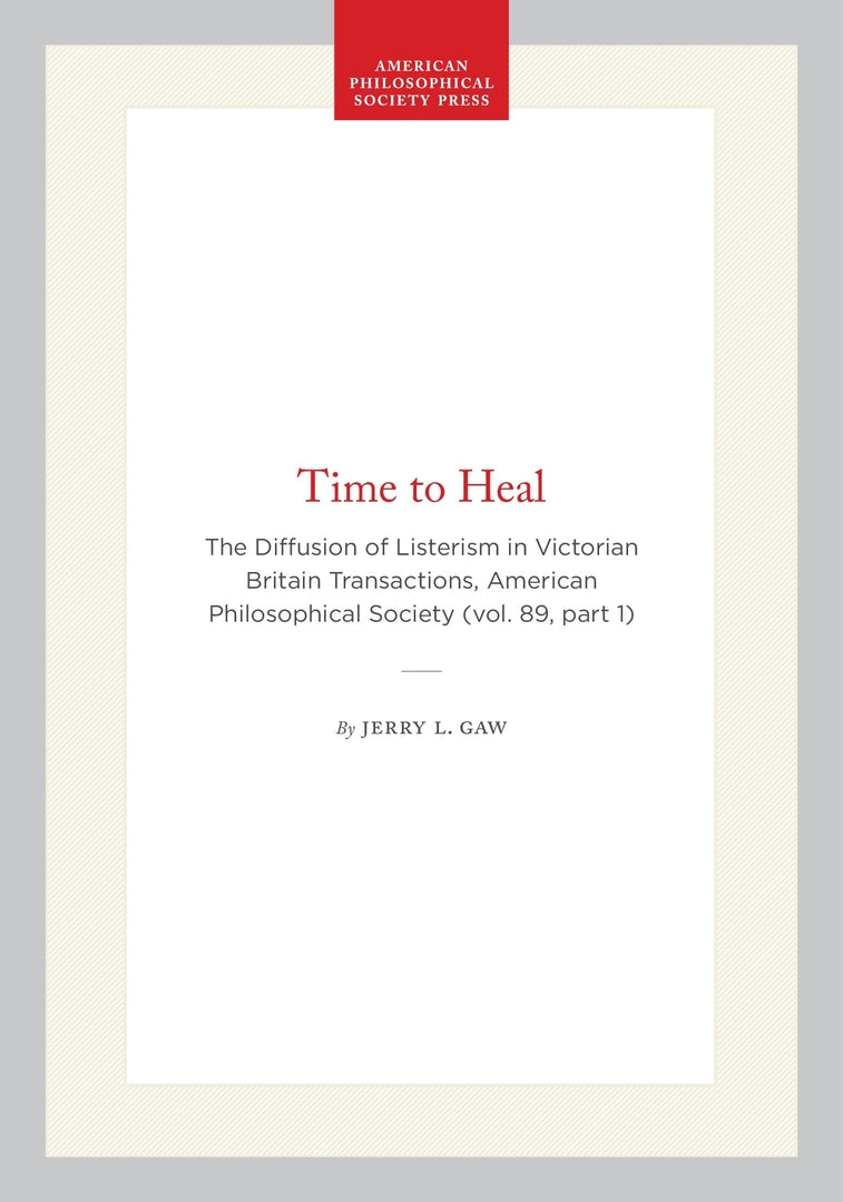 Cover image for Time to Heal ISBN 9780871698919
