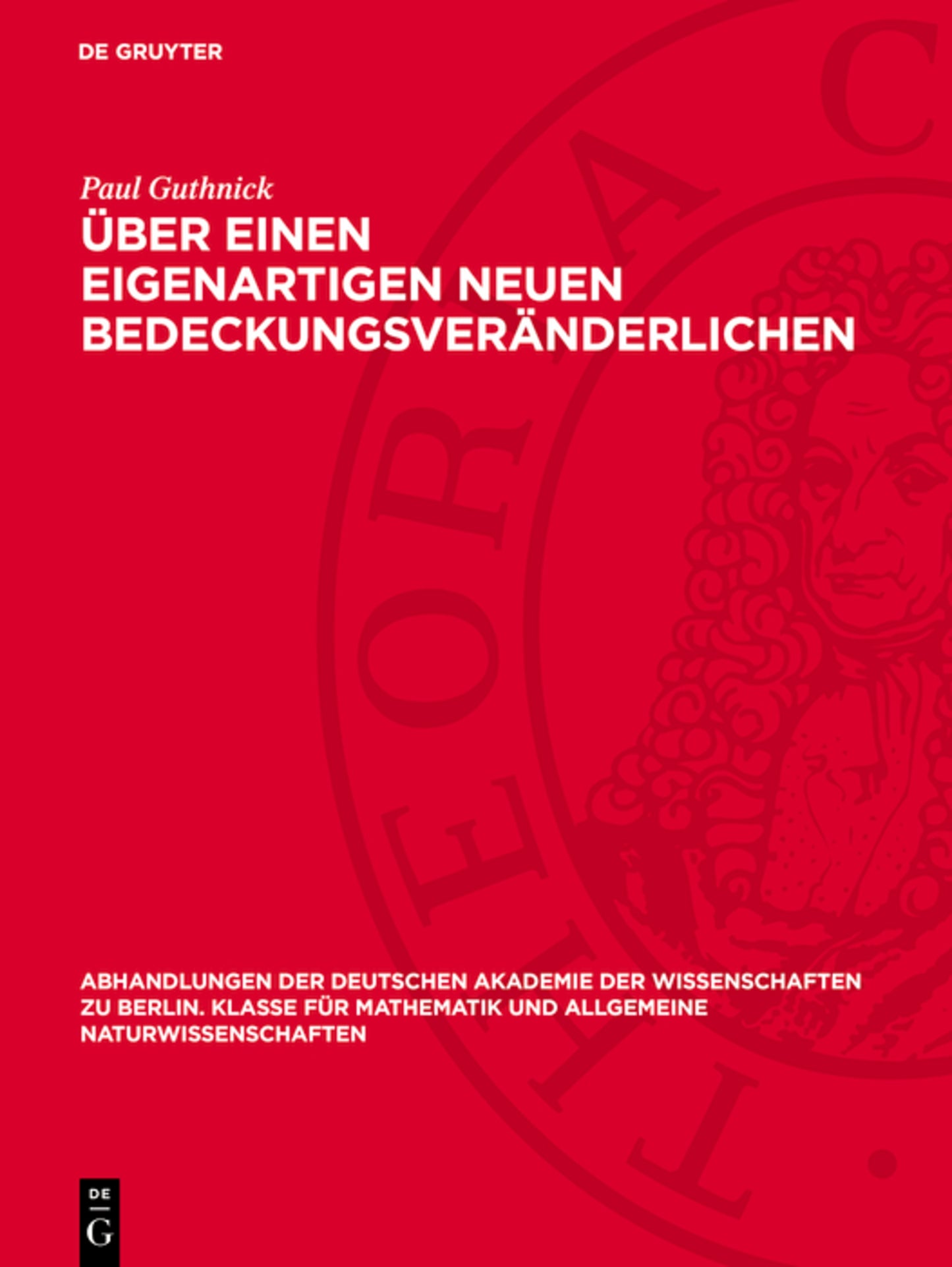 Über einen eigenartigen neuen Bedeckungsveränderlichen