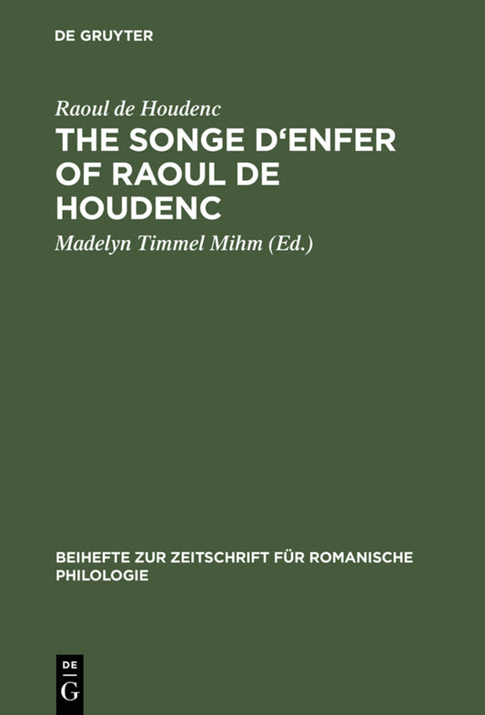 The Songe d'Enfer of Raoul de Houdenc