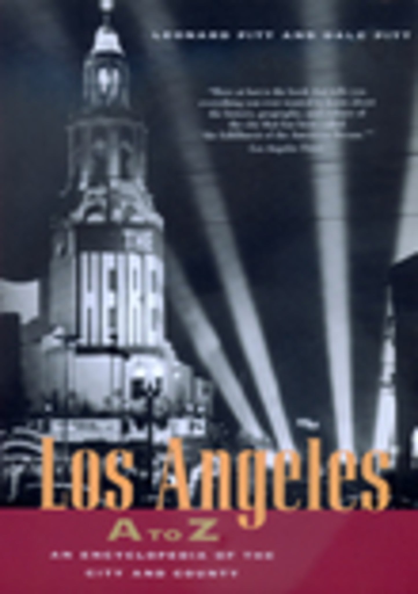 Cover image for Los Angeles A to Z ISBN 9780520917873