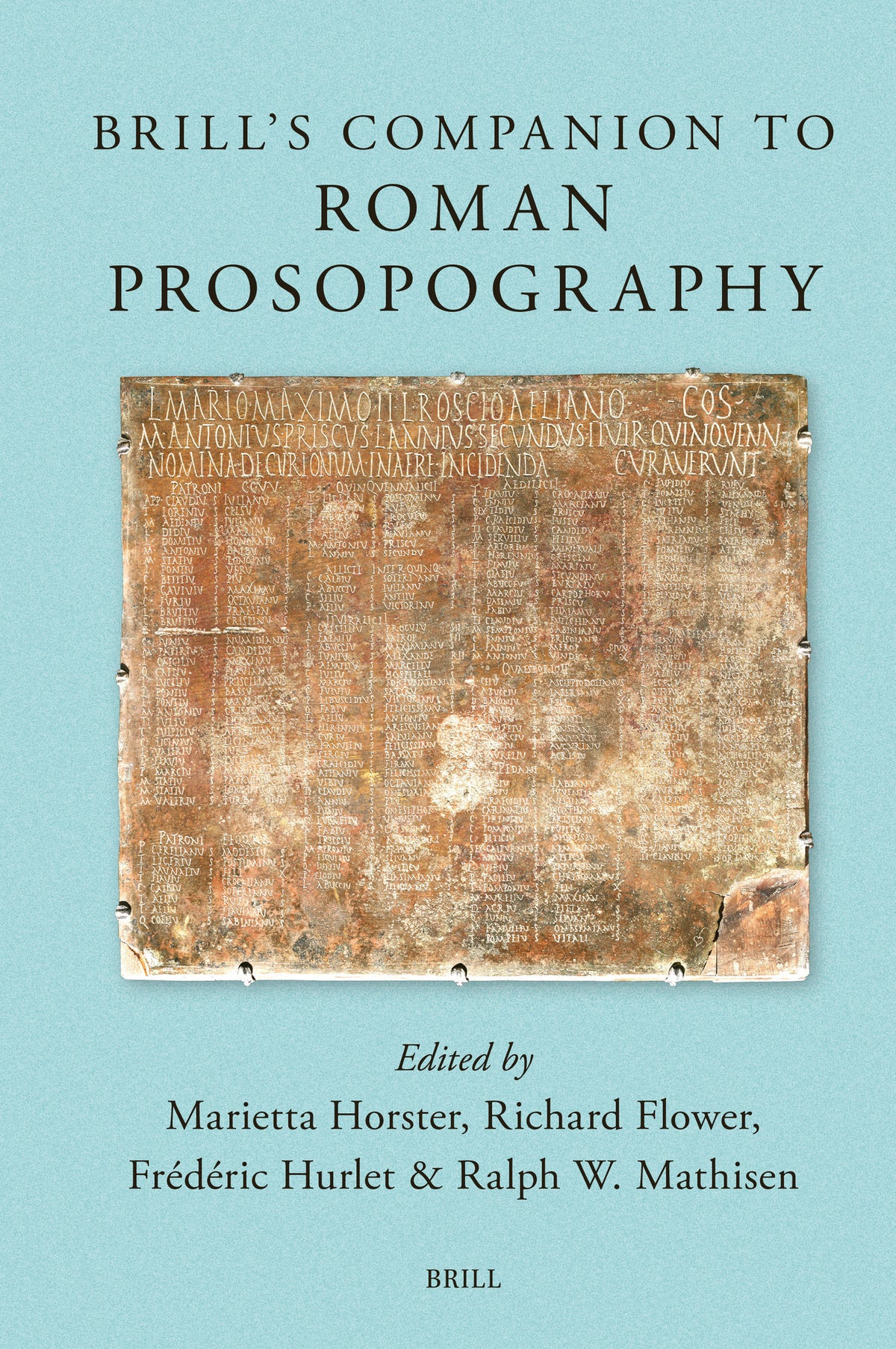 Brill’s Companion to Roman Prosopography