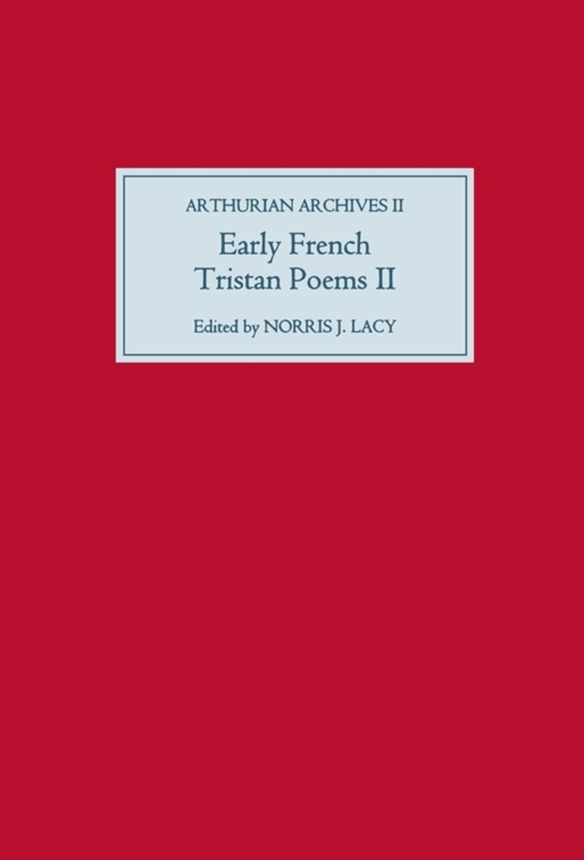 Cover image for Early French Tristan Poems: II ISBN 9780859915427
