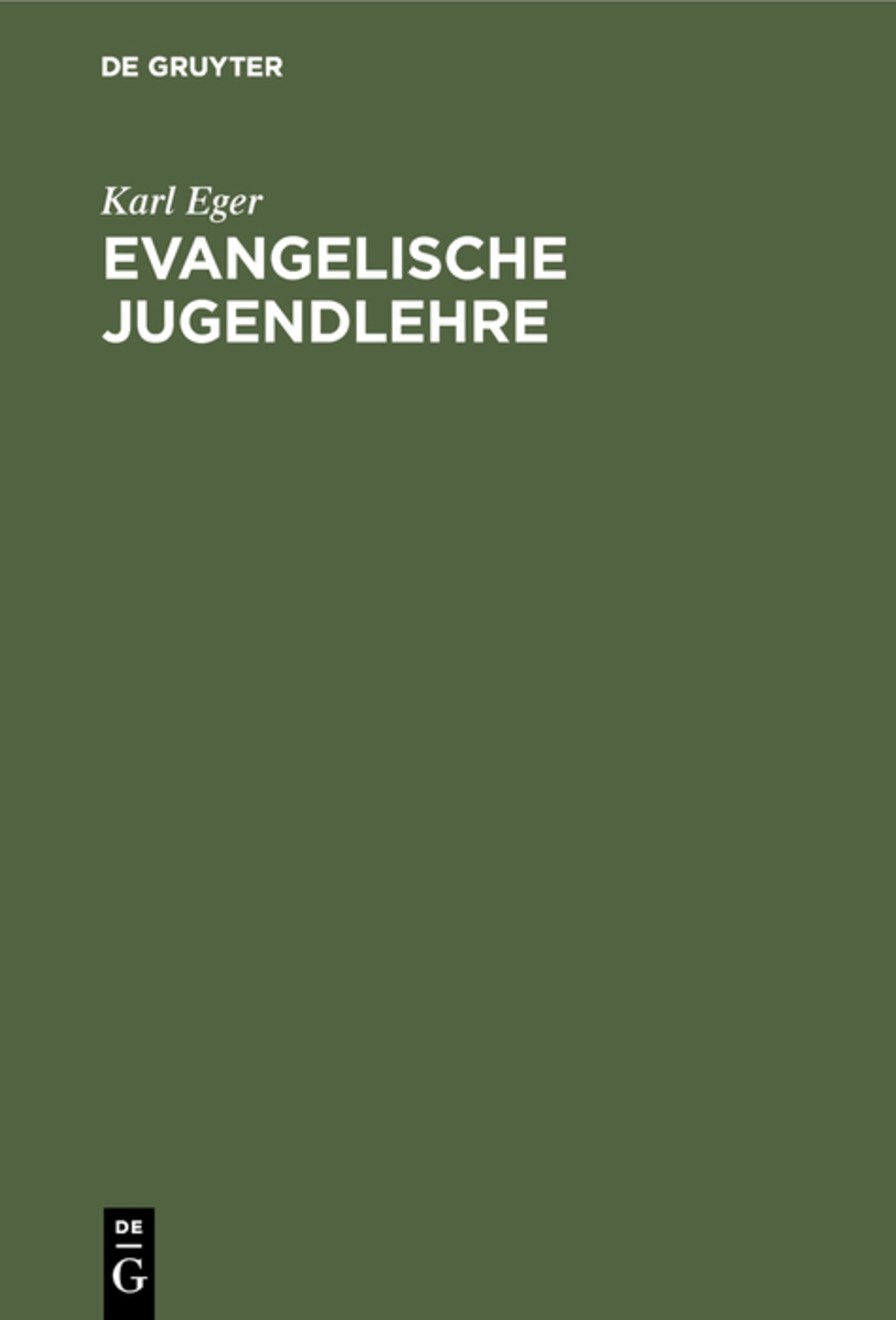 Evangelische Jugendlehre