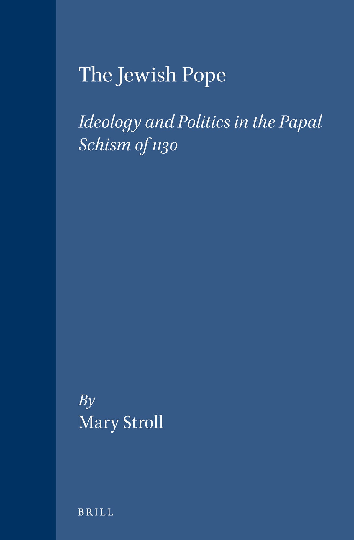 Cover image for The Jewish Pope ISBN 9789004085909