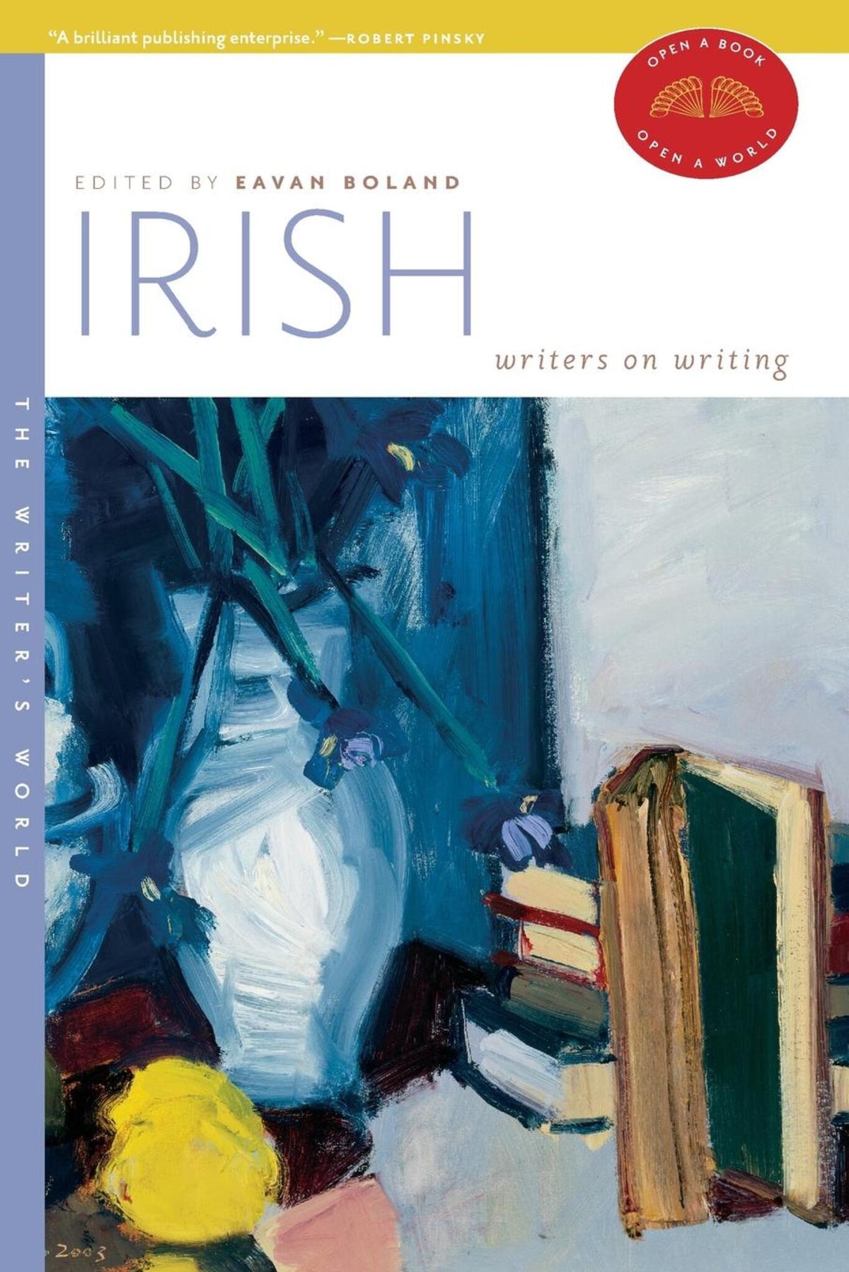Cover image for Irish Writers on Writing ISBN 9781595340320