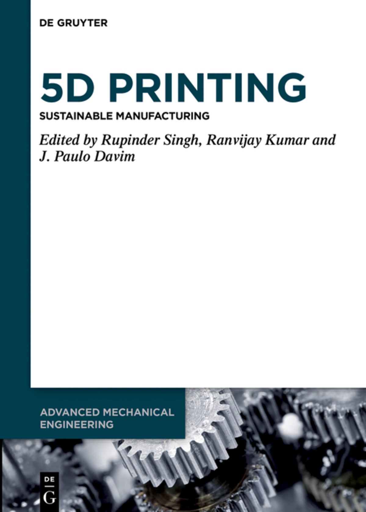 Cover image for 5D Printing ISBN 9783111592565