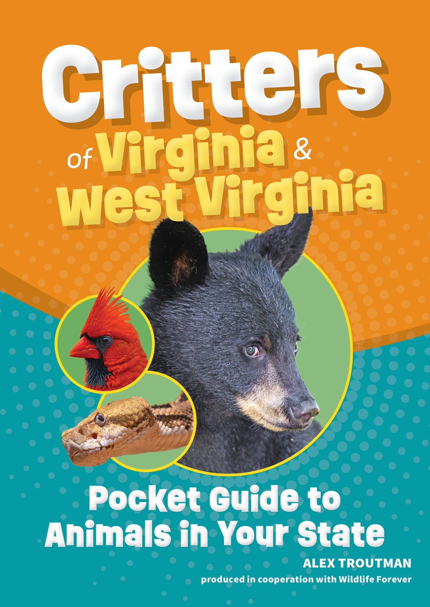 Cover image for Critters of Virginia & West Virginia ISBN 9781647556839