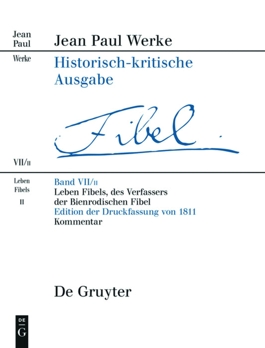 Leben Fibels, des Verfassers der Bienrodischen Fibel, 1