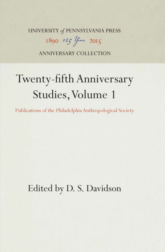 Twenty-fifth Anniversary Studies, Volume 1