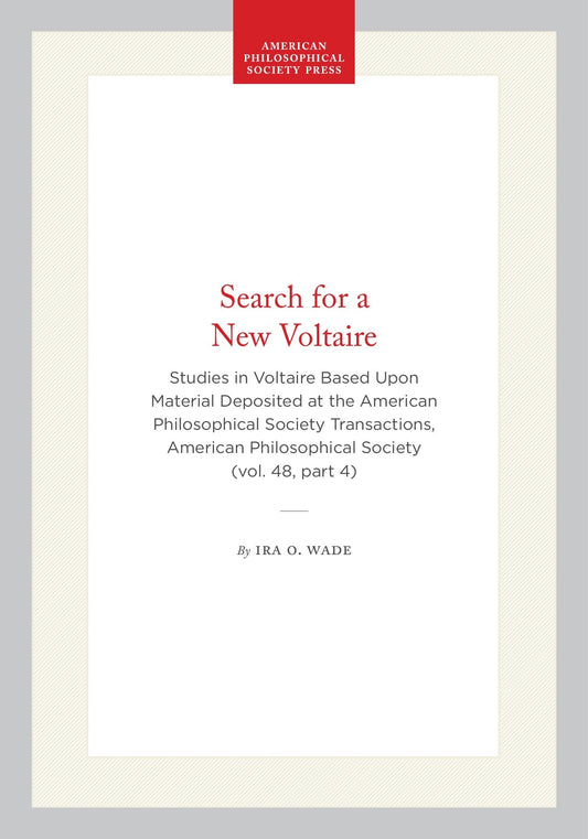 Search for a New Voltaire