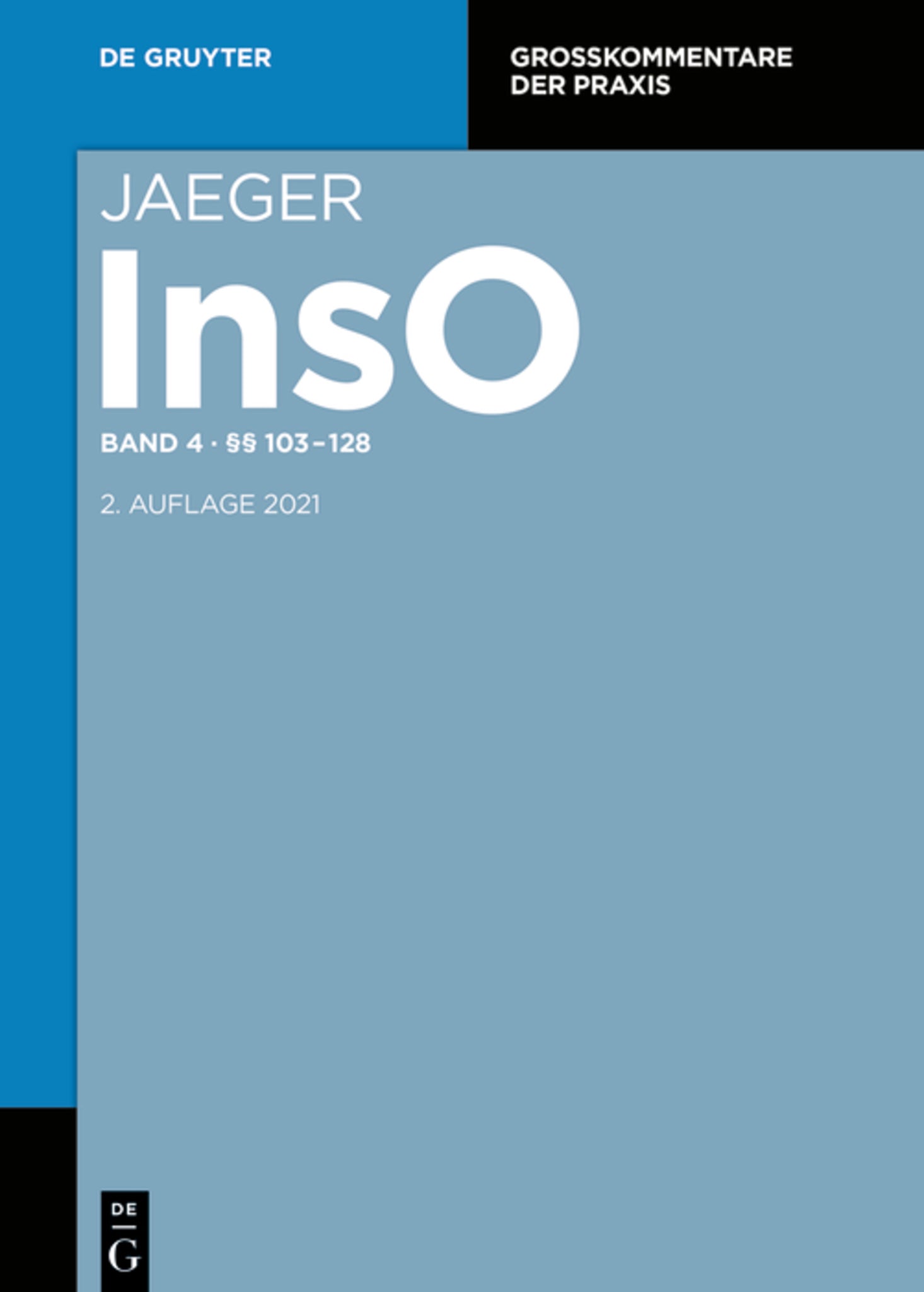 Cover image for §§ 103-128 ISBN 9783110343465