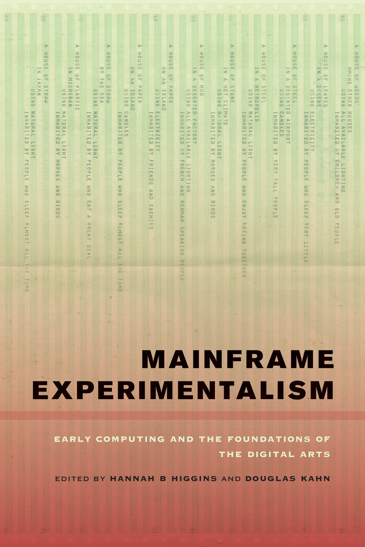 Cover image for Mainframe Experimentalism ISBN 9780520953734