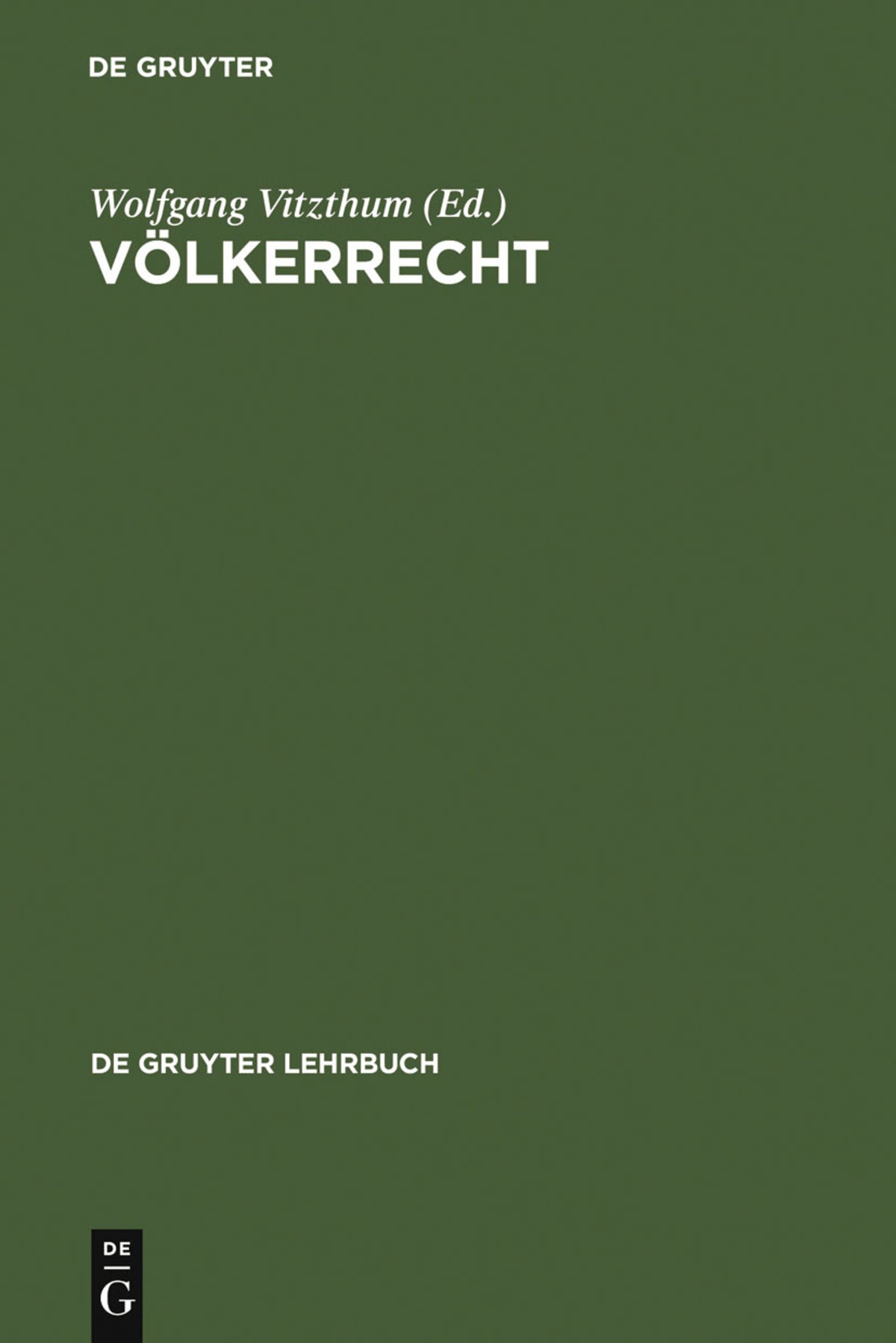 Cover image for Völkerrecht ISBN 9783899494266