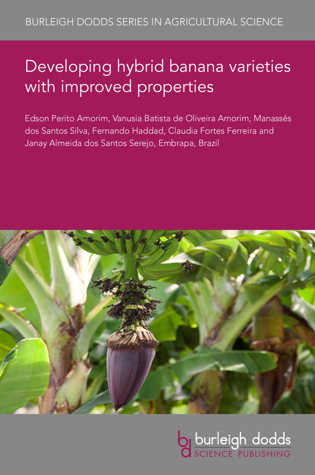 Cover image for Developing hybrid banana varieties with improved properties ISBN 9781786769480
