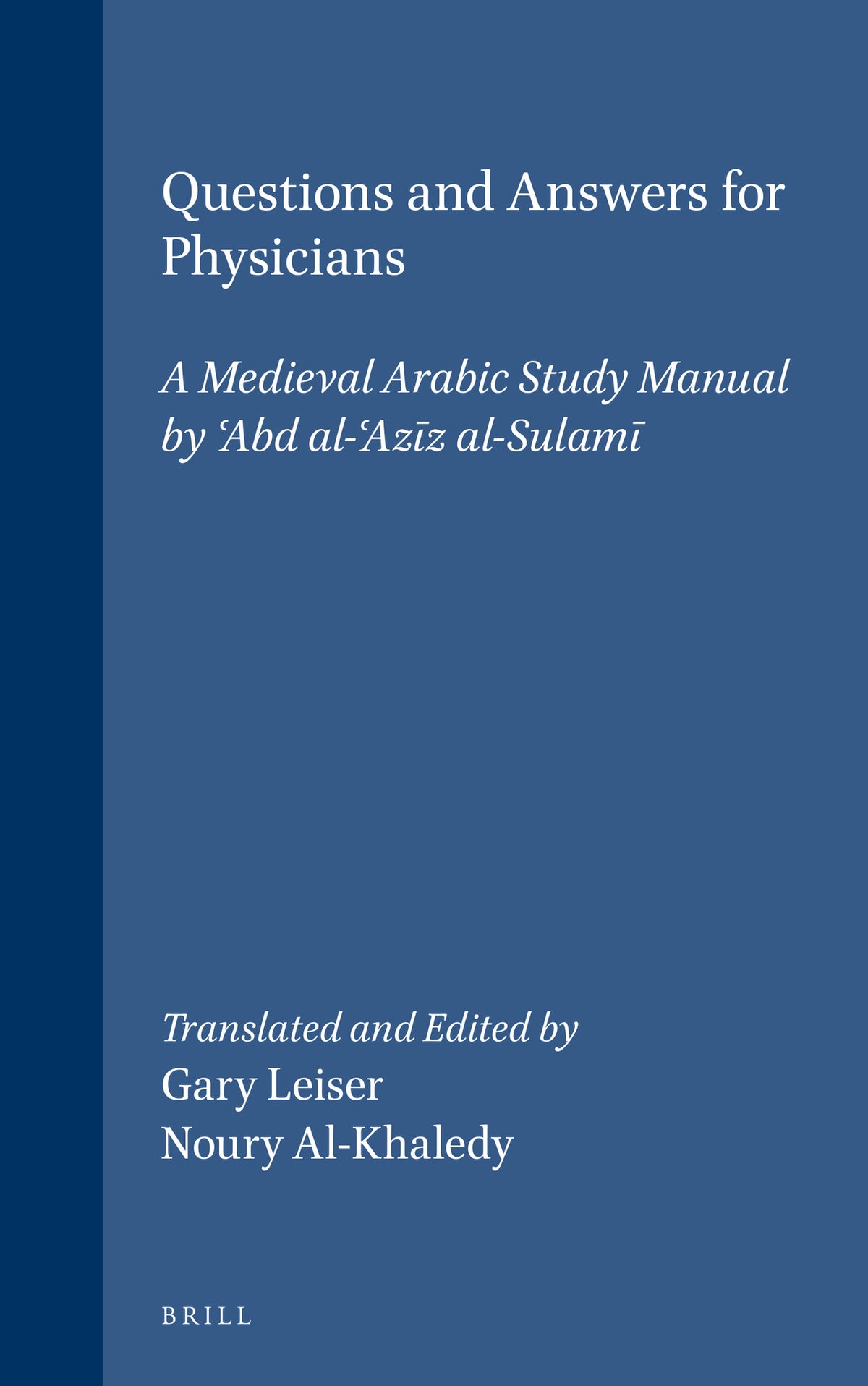 Cover image for Questions and Answers for Physicians ISBN 9789004136717