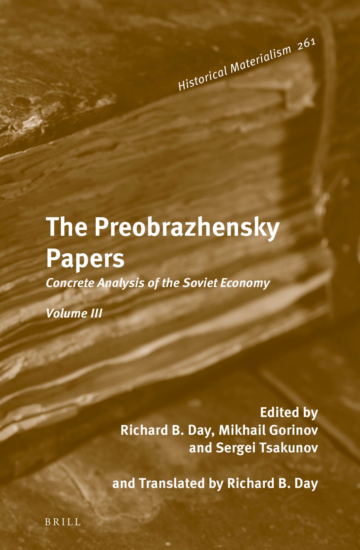 Cover image for The Preobrazhensky Papers, Volume 2 ISBN 9789004515208