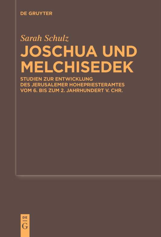 Joschua und Melchisedek