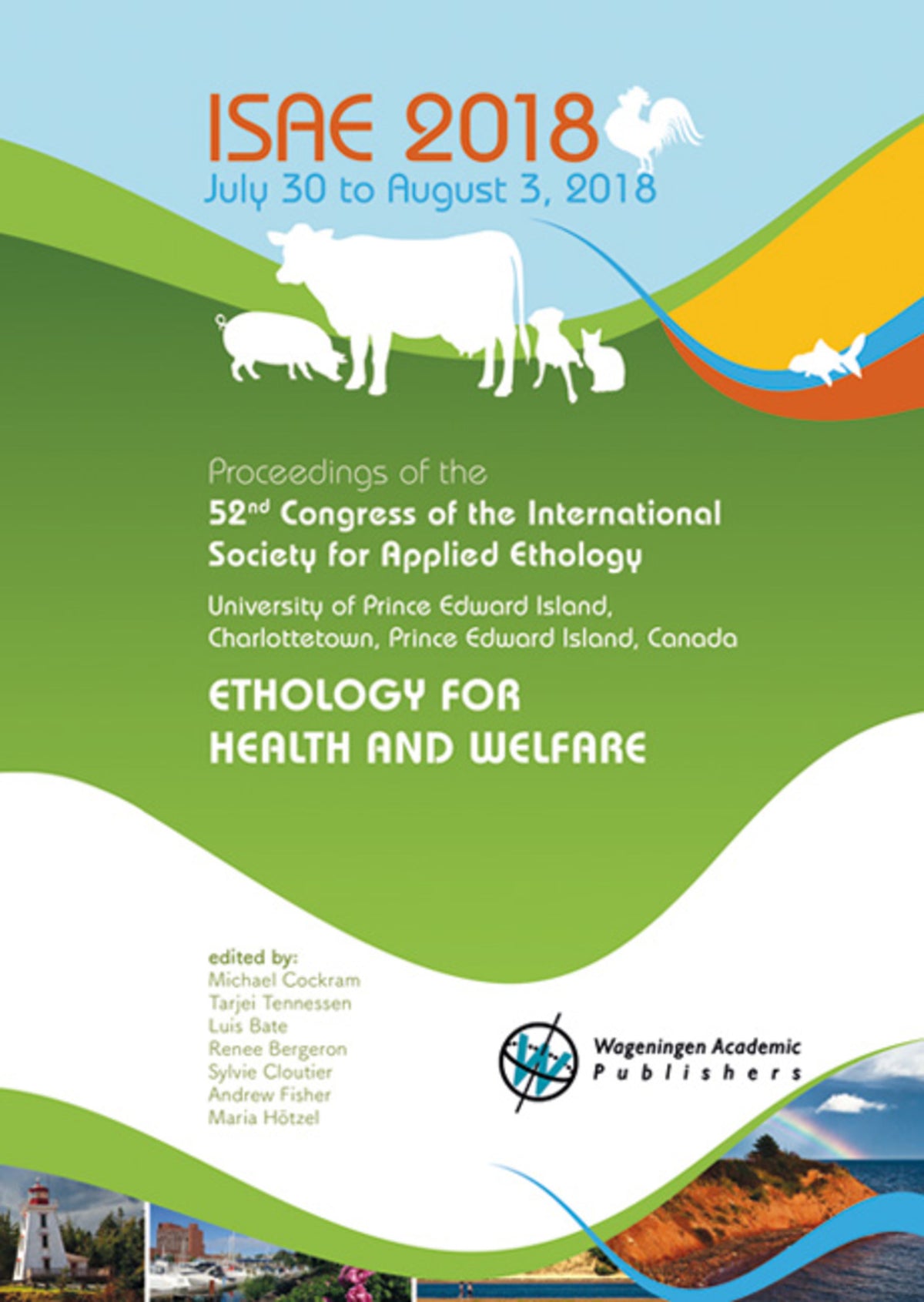 Cover image for Proceedings of the 52nd Congress of the International Society for Applied Ethology ISBN 9789086863228