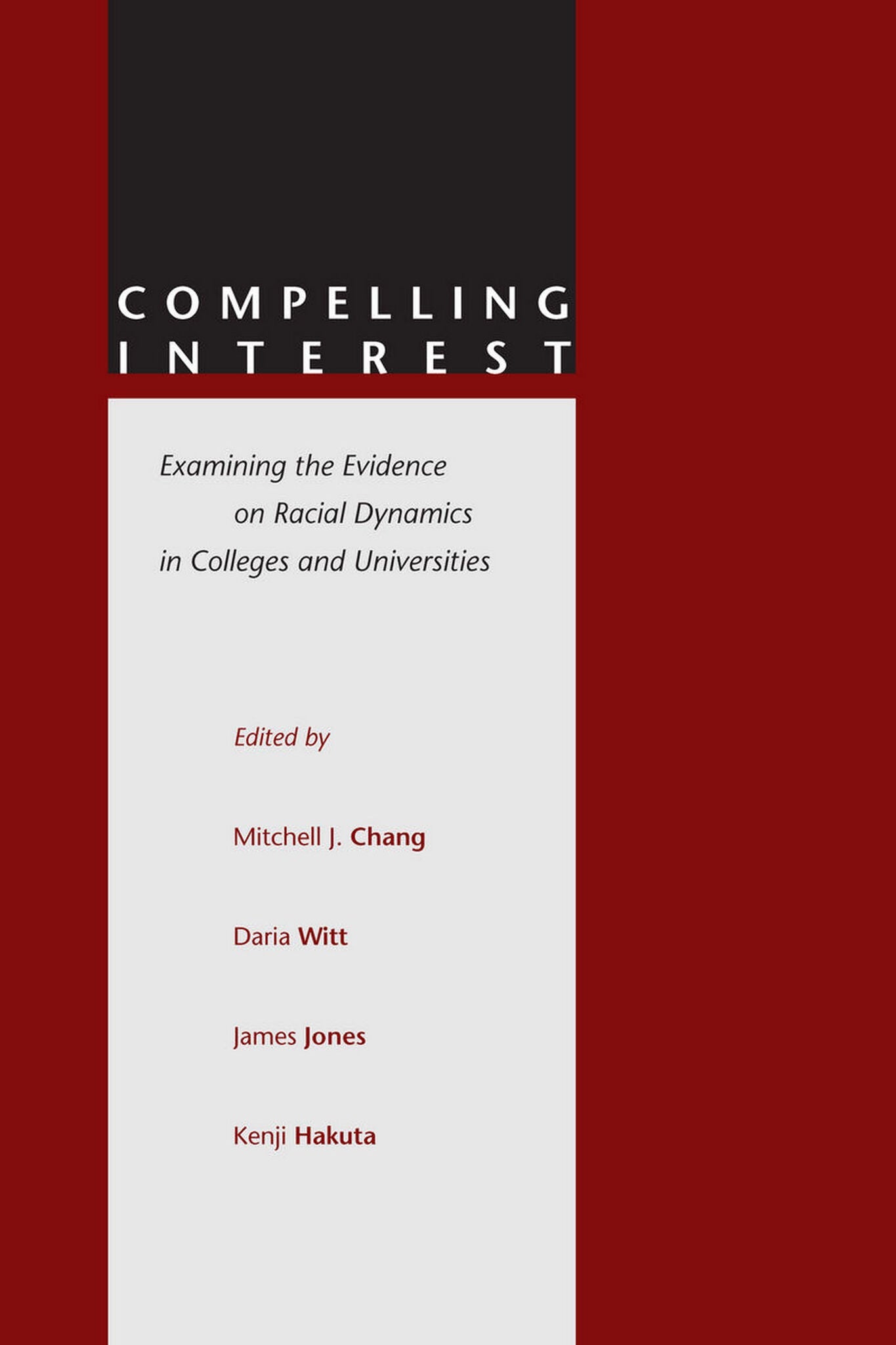Cover image for Compelling Interest ISBN 9780804740357