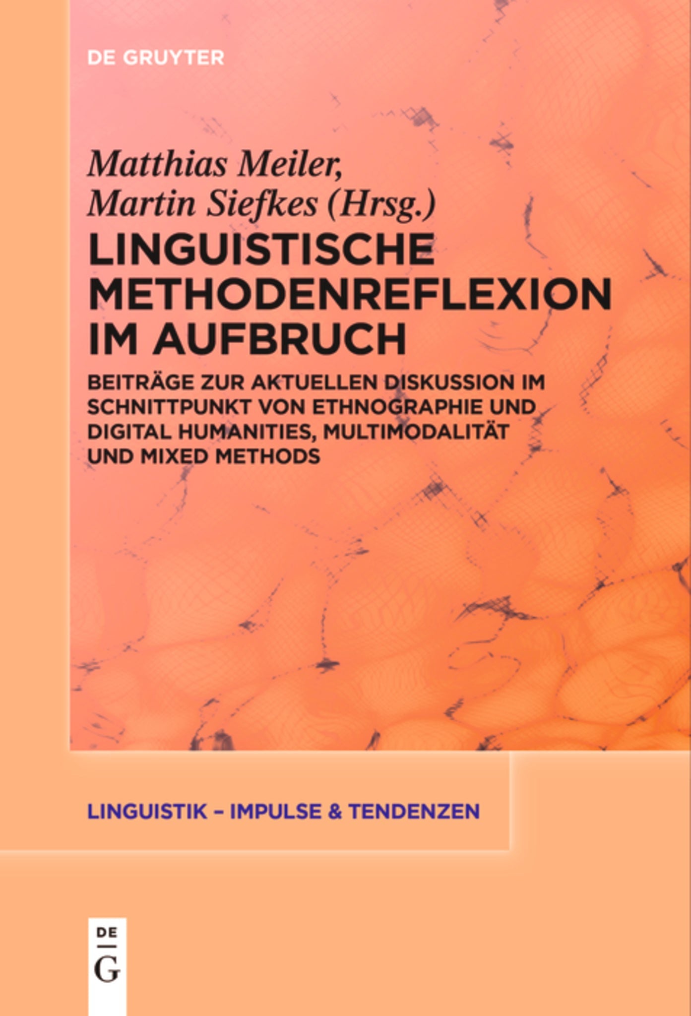 Cover image for Linguistische Methodenreflexion im Aufbruch ISBN 9783111042992