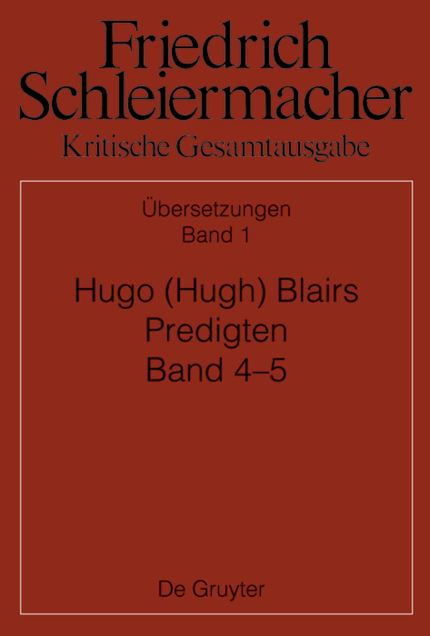 Hugo (Hugh) Blairs Predigten