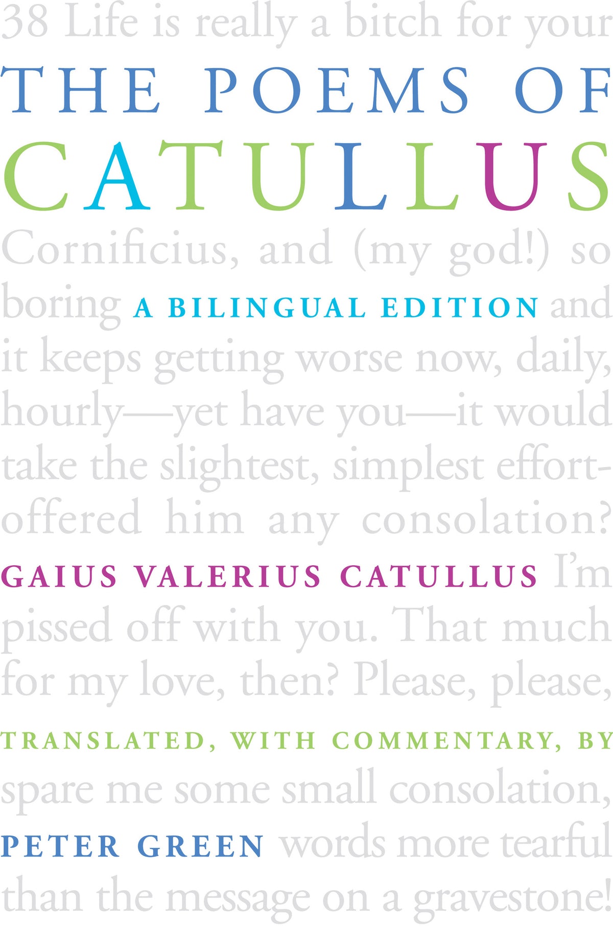 Cover image for The Poems of Catullus ISBN 9780520941366