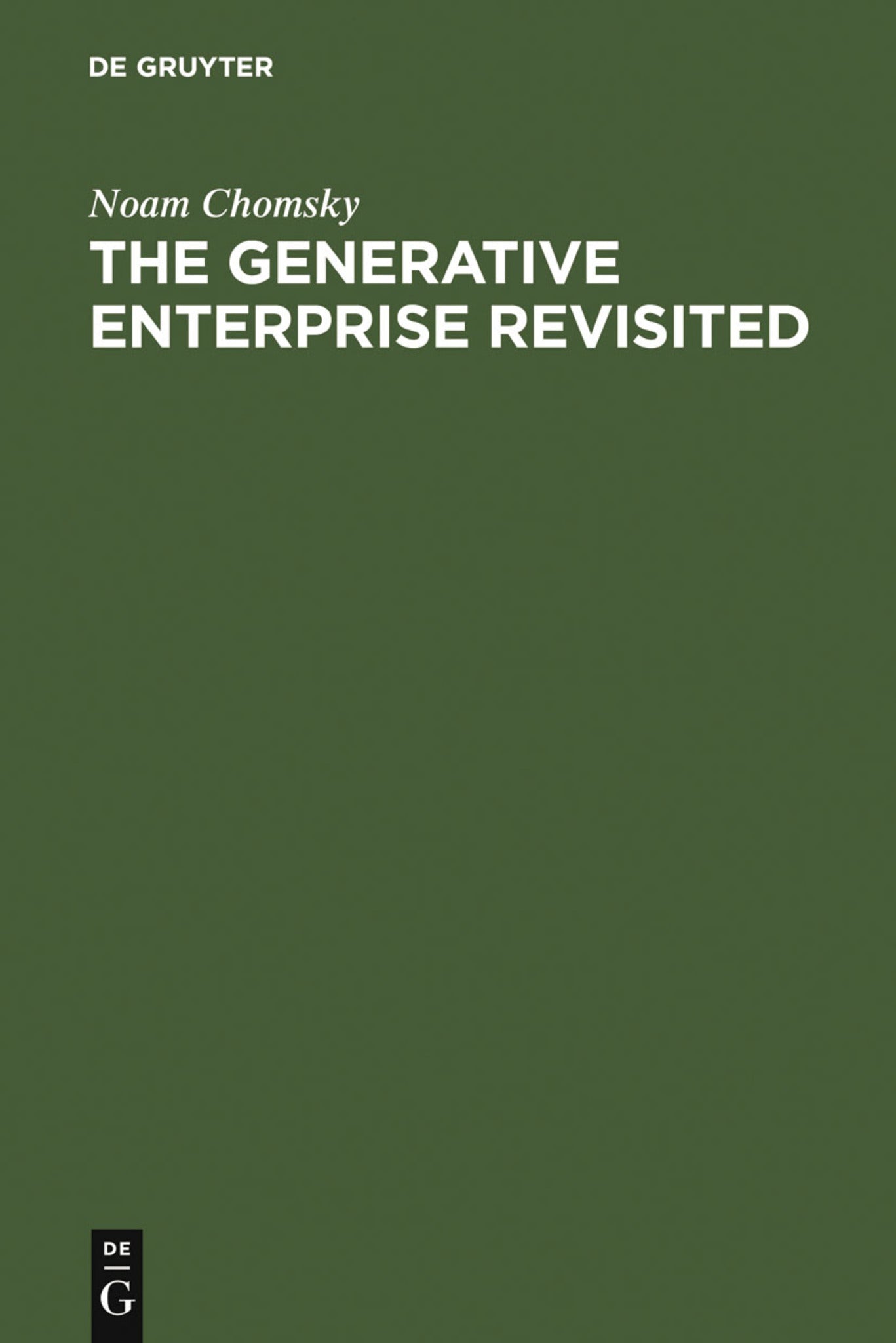 The Generative Enterprise Revisited