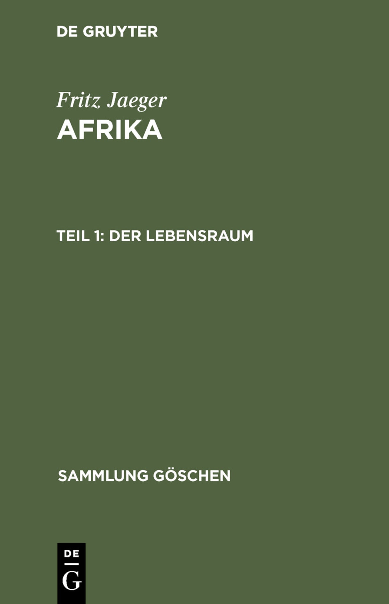 Der Lebensraum